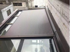 即墨村陽(yáng)光房鋁合金天幕